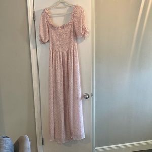 Mable Floral Smocked Maxi Dress